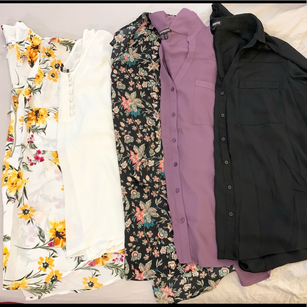 Bundle of Express dressy tops (5 pieces)